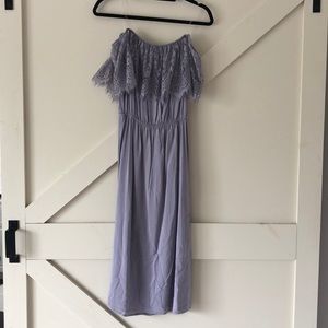 Lavender midi dress